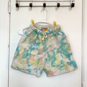 Tie Dye Magic Waters Sweat Shorts by Big Bud Press Size XXS